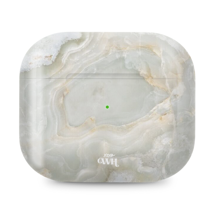 Apple Airpods - Illusion verte en marbre