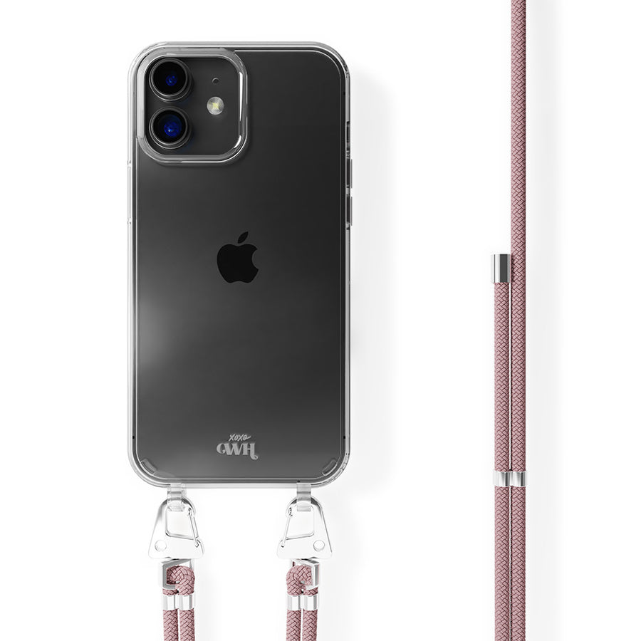 iPhone 11 - Pink Vibes Transparant Cord Case