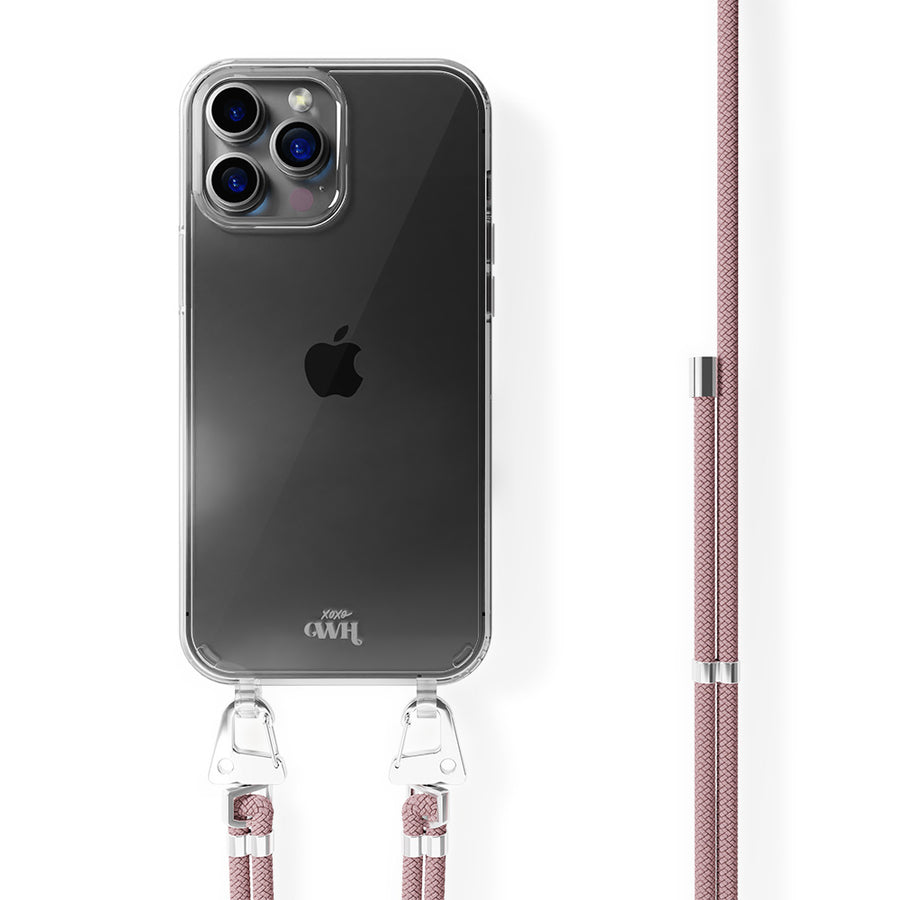 xoxo Wildhearts - iPhone 12 Pro Max - Pink Vibes Transparant Cord Case