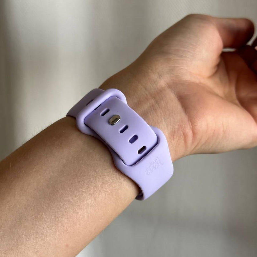 Bracelet Fossil Gen 5 silicone violet