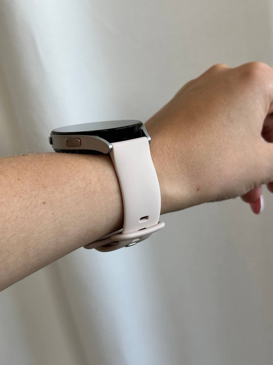 Xiaomi Mi Watch siliconen bandje (beige)