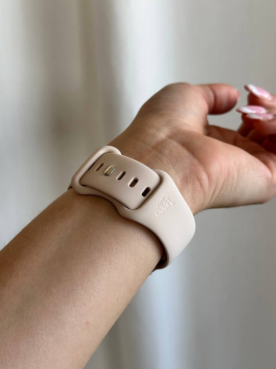 xoxo Wildhearts - Xiaomi Amazfit GTS (1) siliconen bandje (beige)