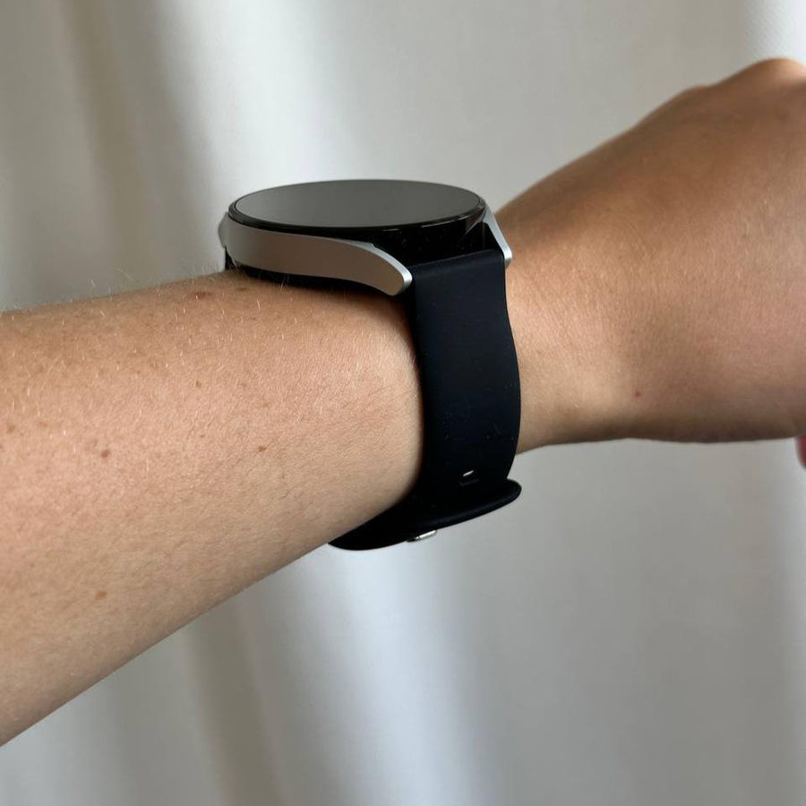 xoxo Wildhearts - Fossil Gen 5 siliconen bandje (zwart)