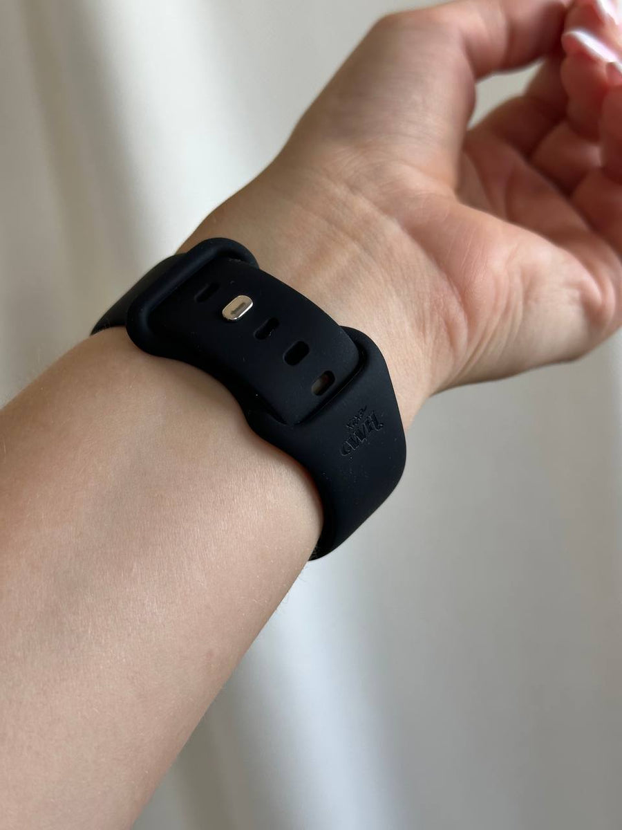 xoxo Wildhearts - Xiaomi Mi Watch siliconen bandje (zwart)