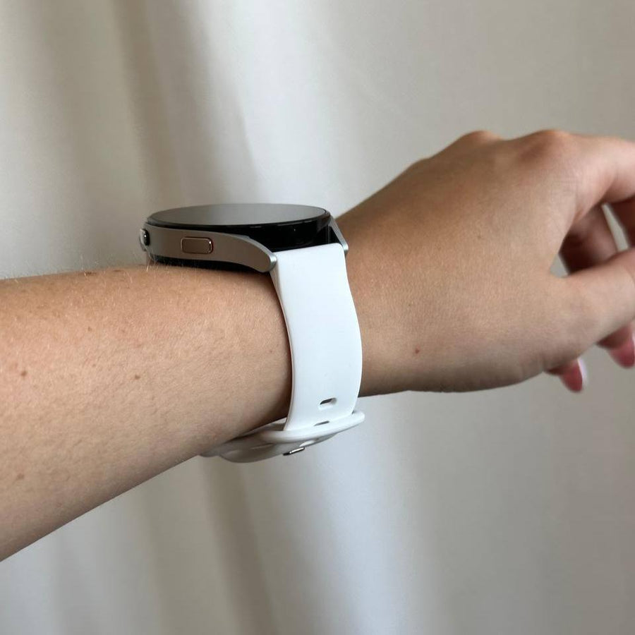 Bracelet Amazfit GTR 4 silicone blanc