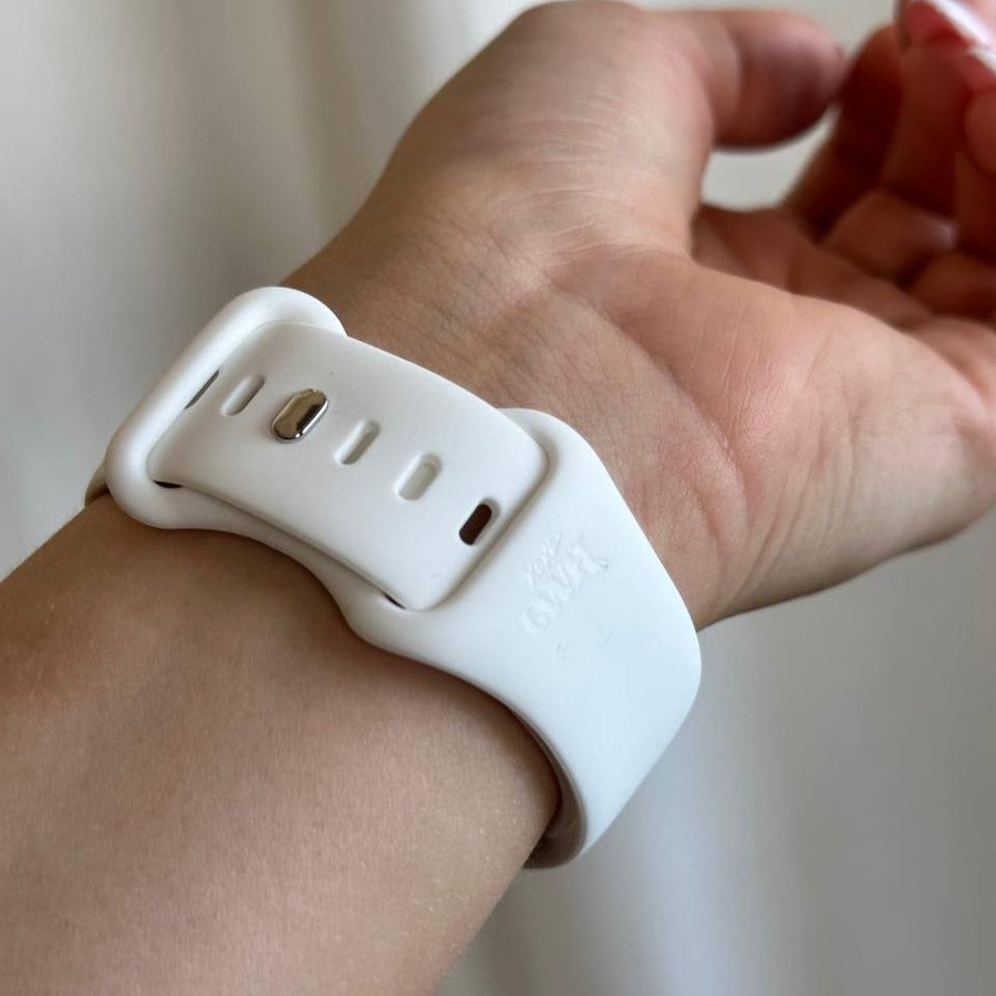 Bracelet Amazfit GTR 4 silicone blanc