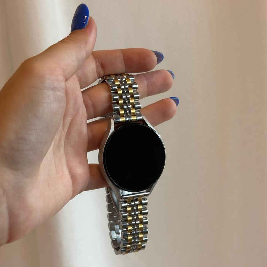 xoxo Wildhearts - Huawei Watch GT Runner stalen bandje (zilver/goud)
