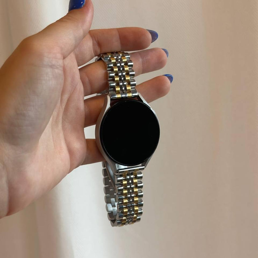 xoxo Wildhearts - Huawei Watch GT (1) Sport stalen bandje (zilver/goud)