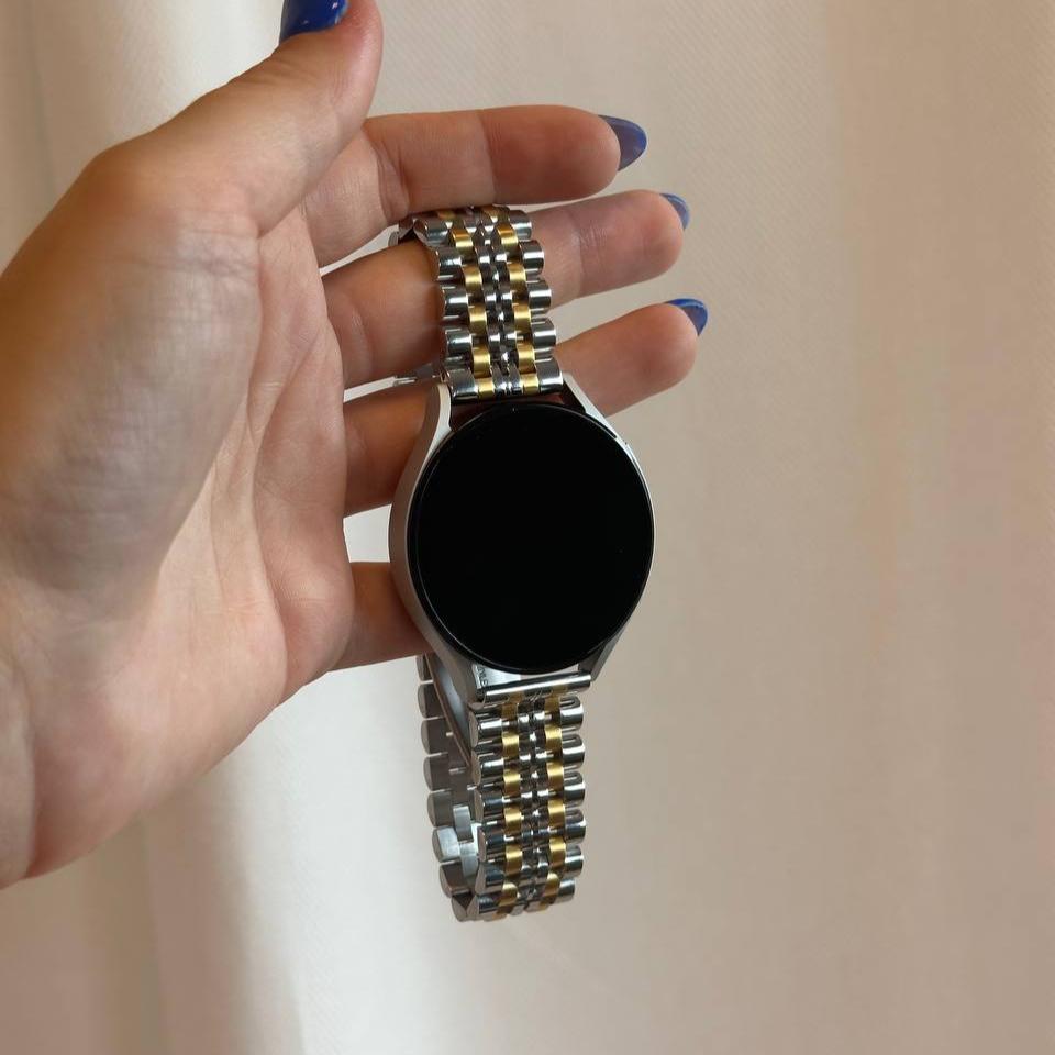 xoxo Wildhearts - Huawei Watch GT (1) 42mm stalen bandje (zilver/goud)