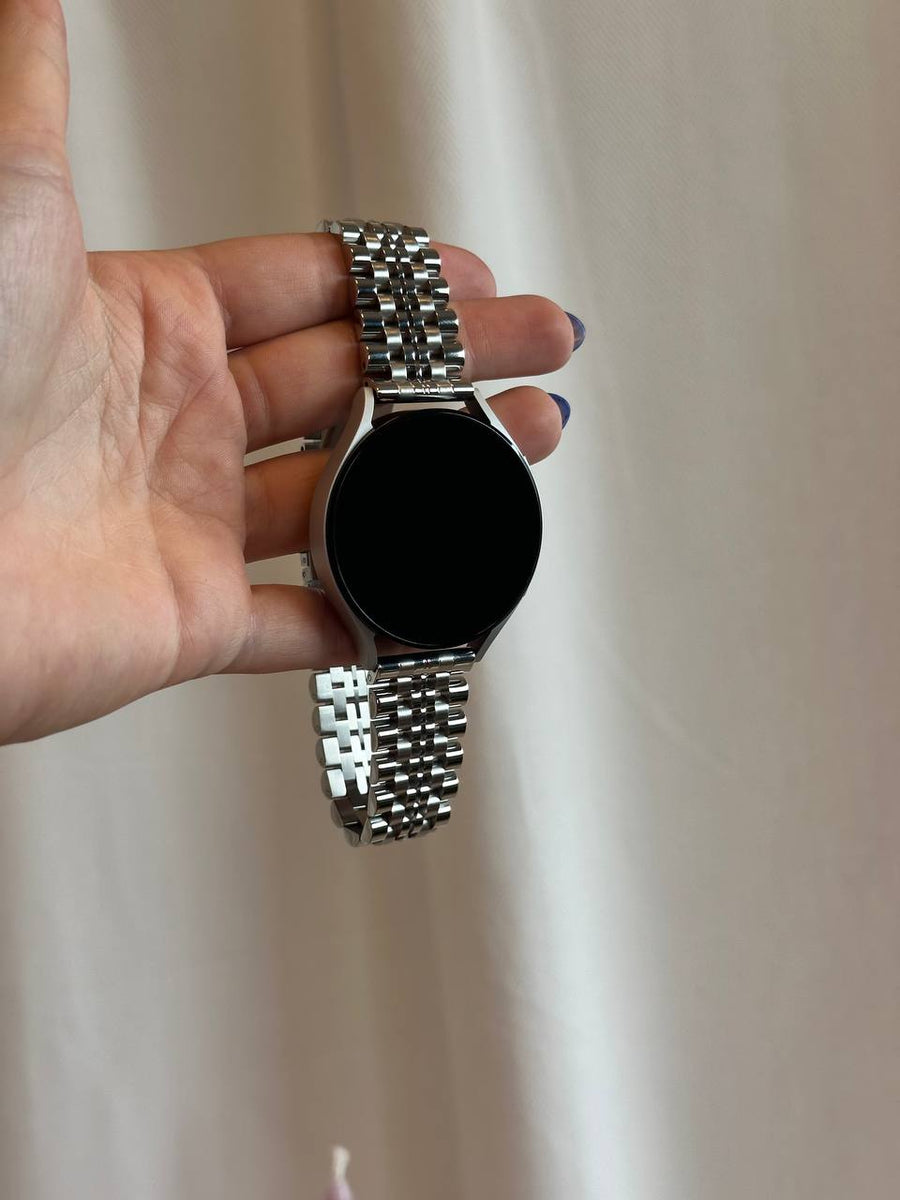 Samsung Galaxy Watch 1 46mm stahlarmband silber
