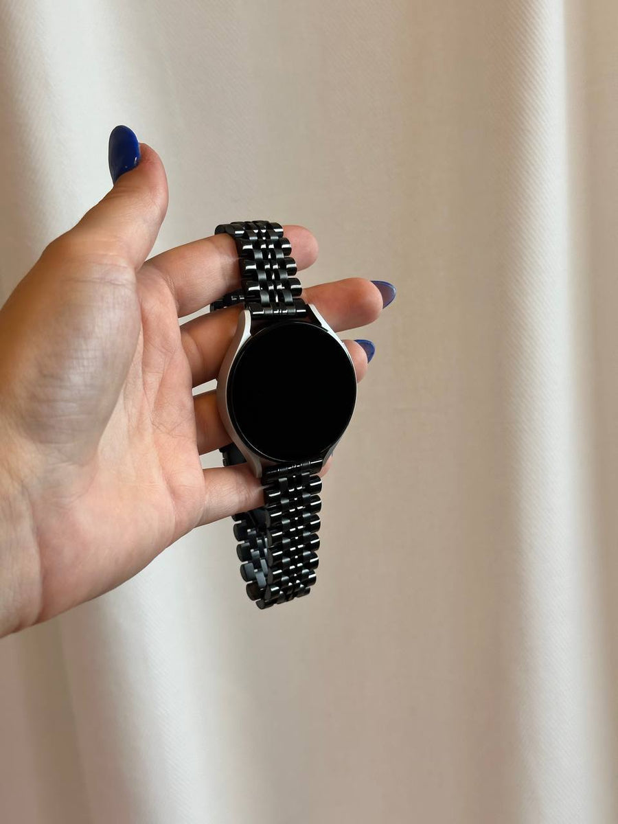 Bracelet Huawei Watch GT (1) 46mm acier noir