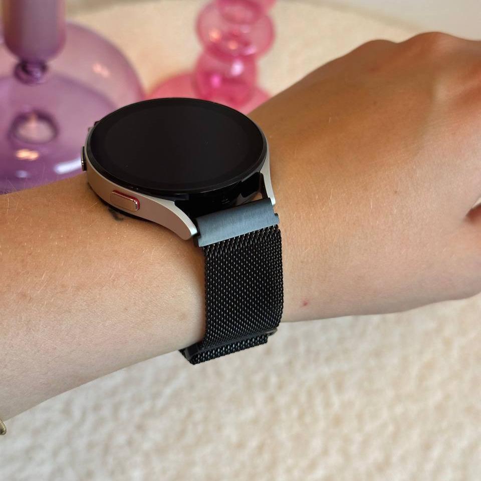 xoxo Wildhearts - Amazfit GTR 2 - 2e - 2 Sport - 2 Classic milanees bandje (zwart)