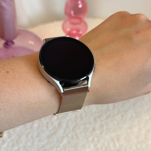 xoxo Wildhearts - Amazfit GTS 3 Milanees bandje (rosé goud)