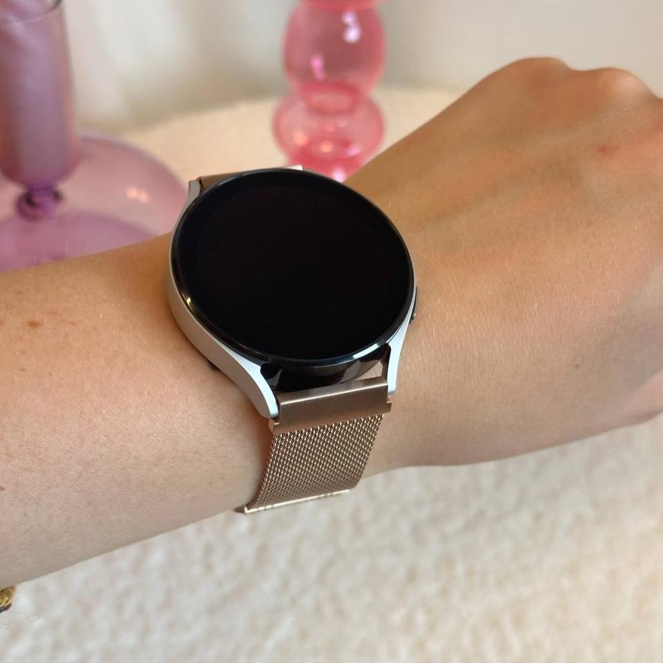 xoxo Wildhearts - Huawei Watch 4 / 4 Pro Milanees bandje (rosé goud)