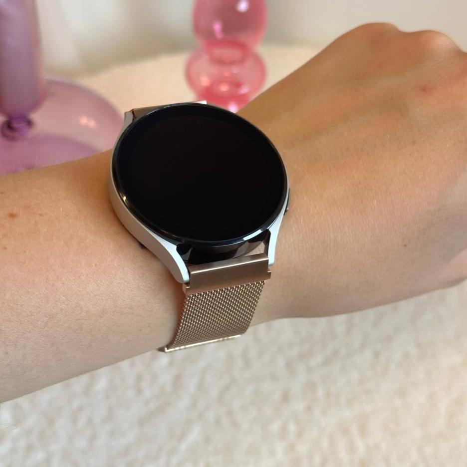 xoxo Wildhearts - Huawei Watch GT (1) 42mm Milanees bandje (rosé goud)