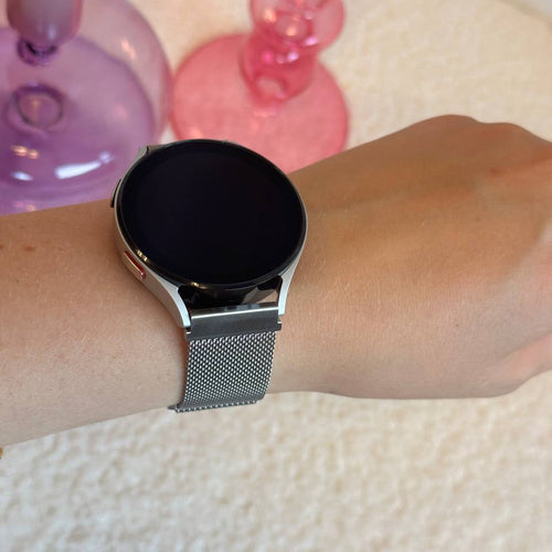 xoxo Wildhearts - Amazfit GTS 4 (Mini) Milanees bandje (zilver)