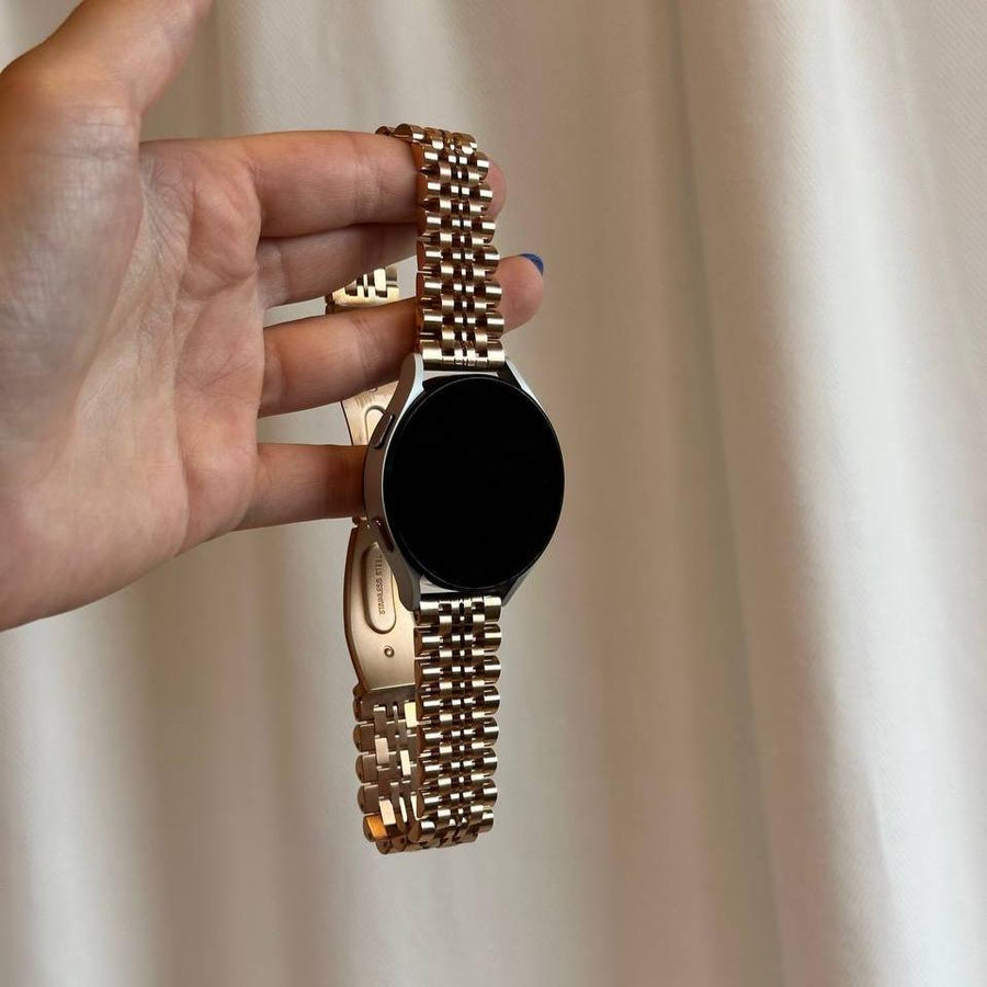 xoxo Wildhearts - Huawei Watch 3 / 3 Pro stalen bandje (rosé goud)