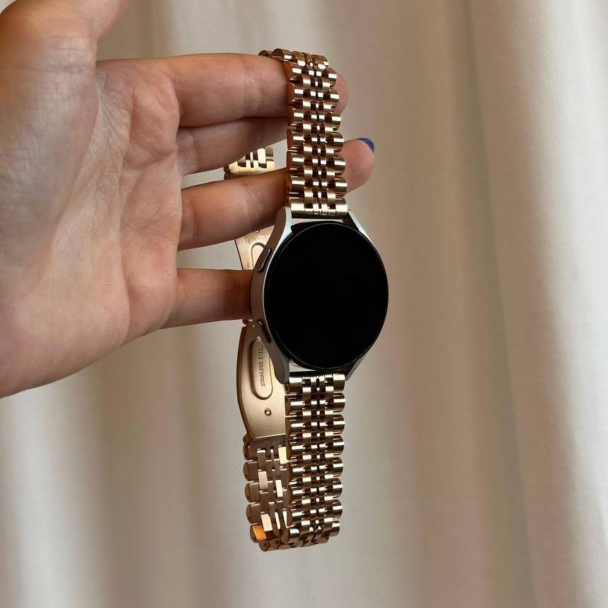 xoxo Wildhearts - Huawei Watch 4 / 4 Pro stalen bandje (rosé goud)