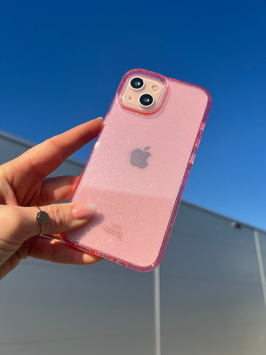 Pink Iphone. Front Sparkle Away Pink - iPhone 13 Pro Max – xoxo Wildhearts