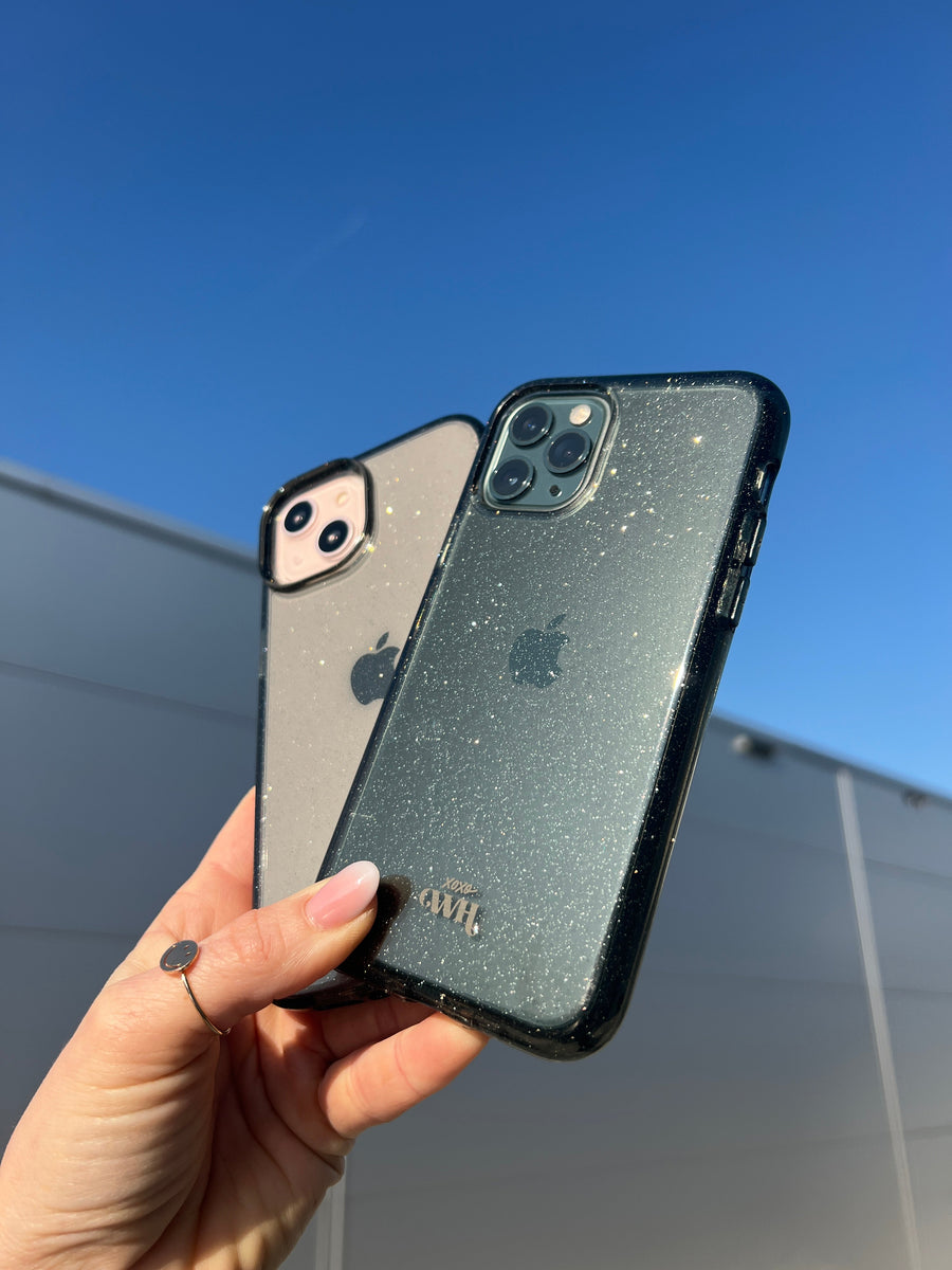 Sparkle Away Black personalized - iPhone X/Xs
