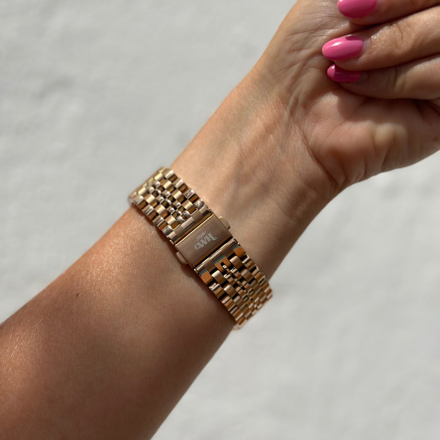 xoxo Wildhearts - Huawei Watch 3 / 3 Pro stalen bandje (rosé goud)