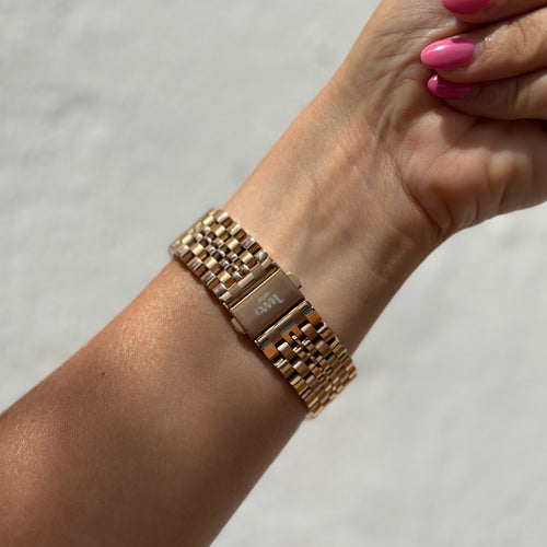 xoxo Wildhearts - Fossil Gen 5e 44mm stalen bandje (rosé goud)