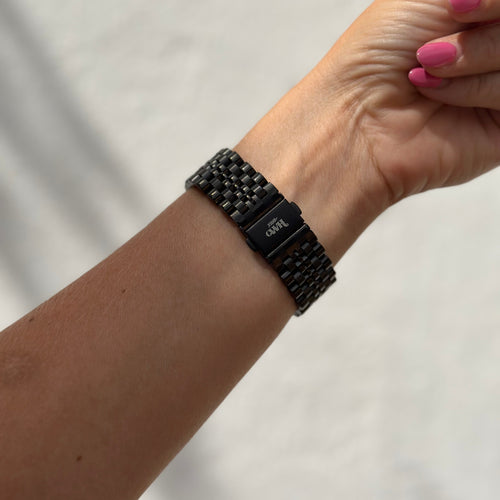 xoxo Wildhearts - Xiaomi Amazfit GTR 42mm stalen bandje (zwart)