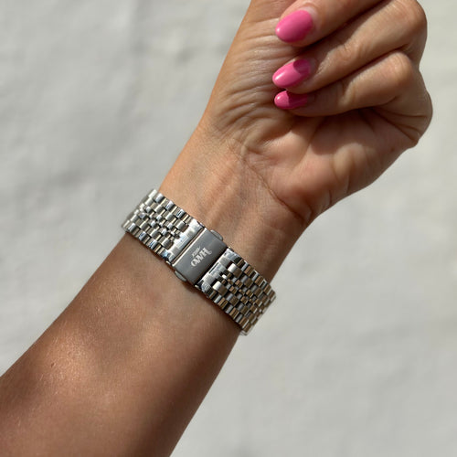 xoxo Wildhearts - Amazfit GTS 3 stalen bandje (zilver)