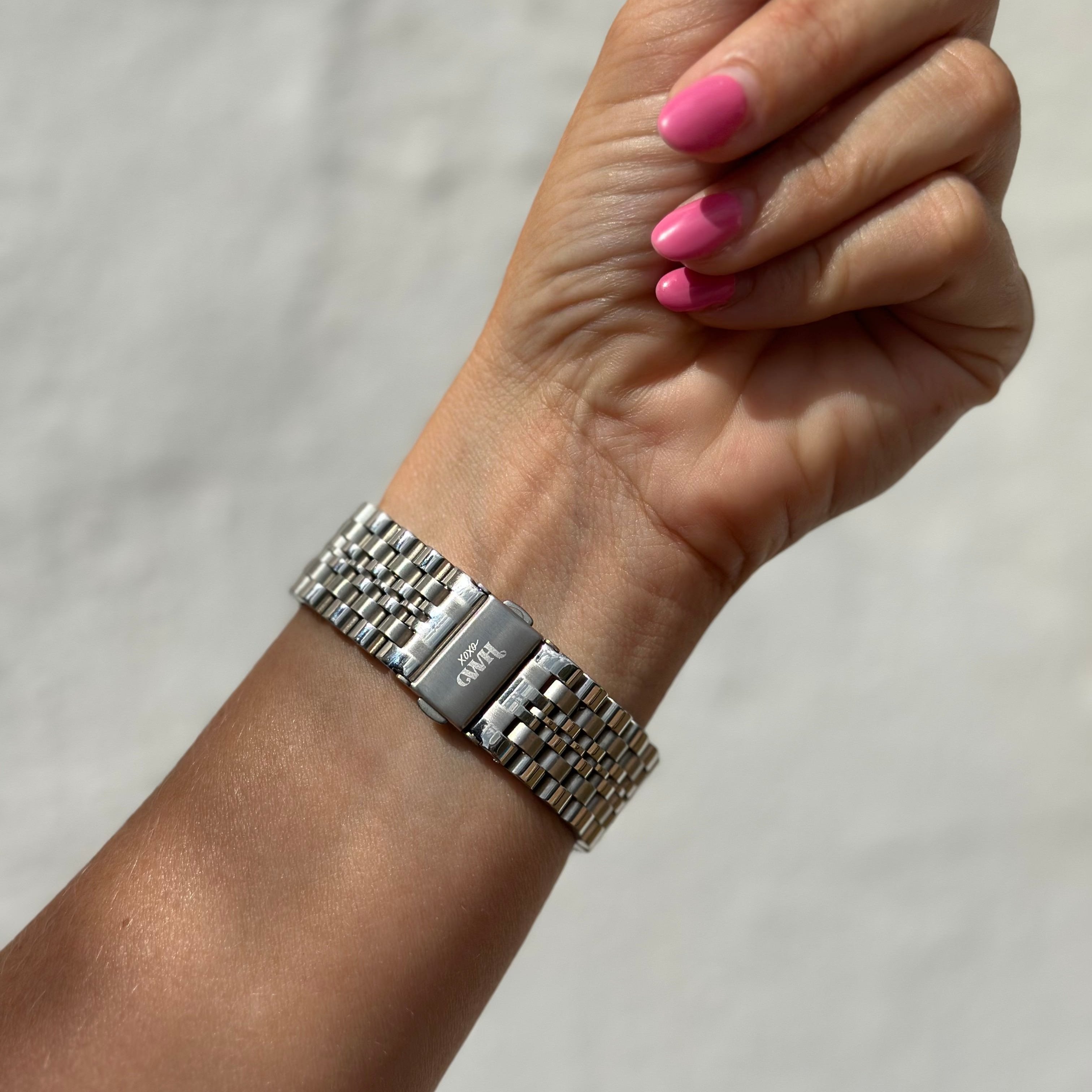 xoxo Wildhearts - Amazfit GTR 2 - 2e - 2 Sport - 2 Classic stalen bandje (zilver)