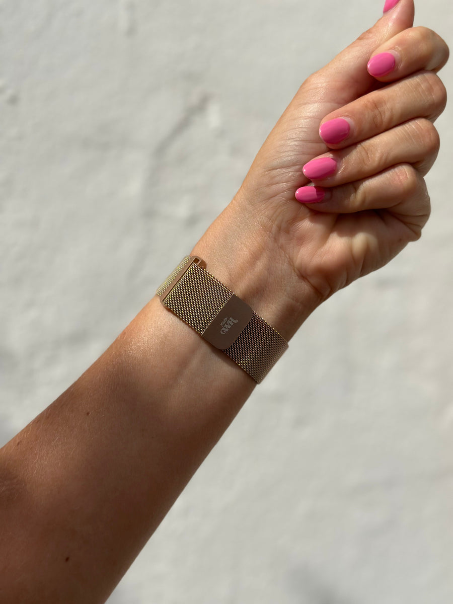 Xiaomi Amazfit GTS (1) Milanese band rosé gold