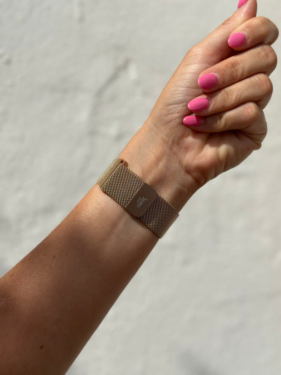 OnePlus Watch Milanese armband rosé gold