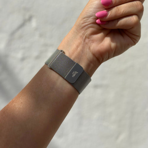 xoxo Wildhearts - Amazfit GTR 2 - 2e - 2 Sport - 2 Classic milanees bandje (zilver)