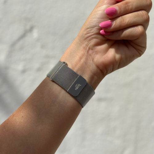 xoxo Wildhearts - Xiaomi Amazfit Bip / Bip S / Bip Lite / Bip Youth / Bip U / Bip U Pro / Bip 3 / Bip 3 Pro Milanees bandje (zilver)