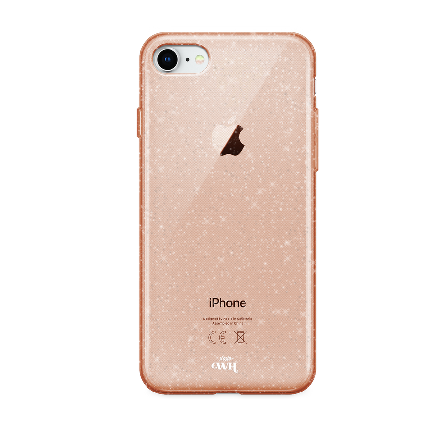 Sparkle Away Gold personalized - iPhone 7/8/SE