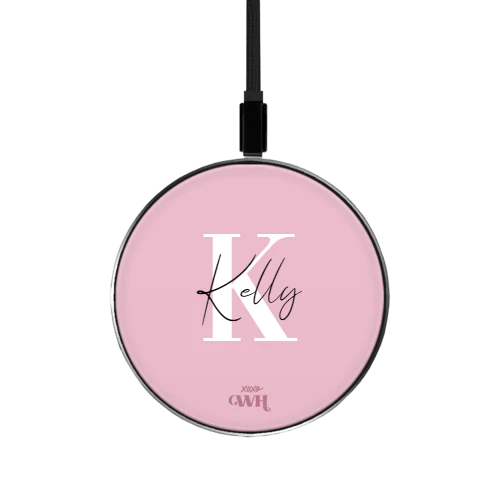 Personalised Wireless Charger - Pink