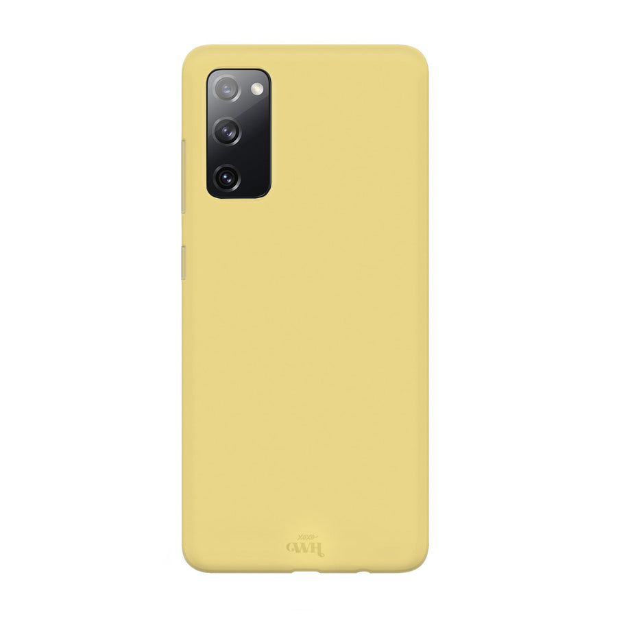 Samsung S20 Yellow - Personalized Color Case