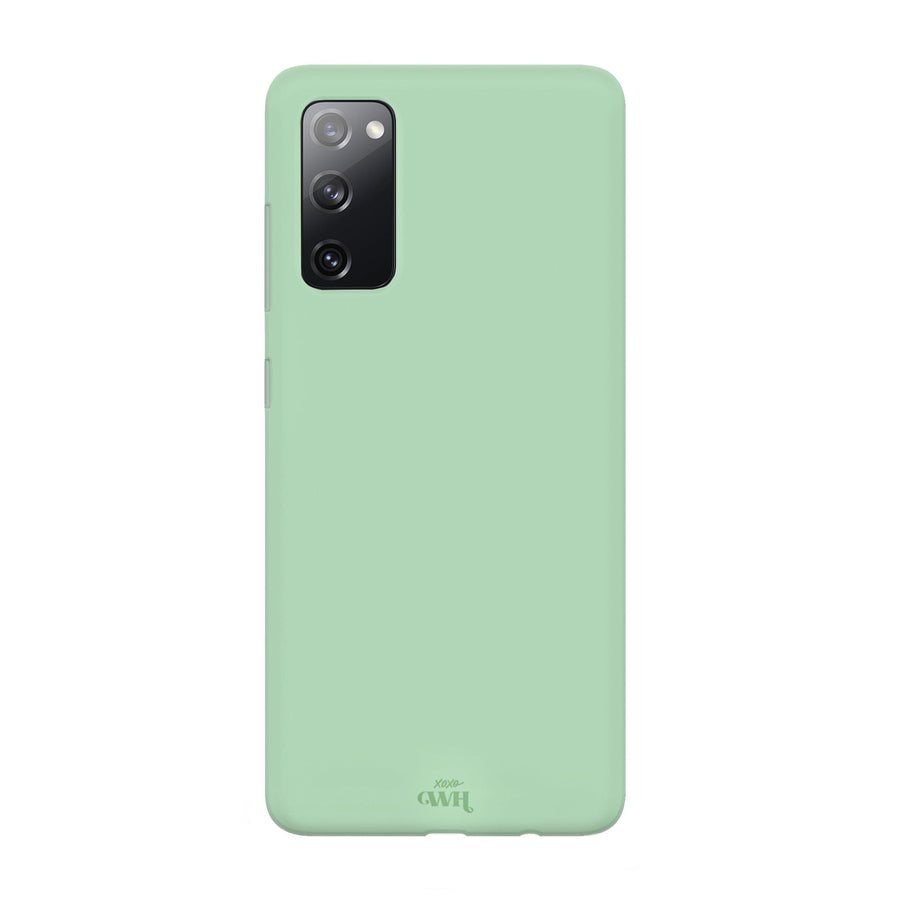Samsung S20 Fe Green - Étui en couleur personnalisée