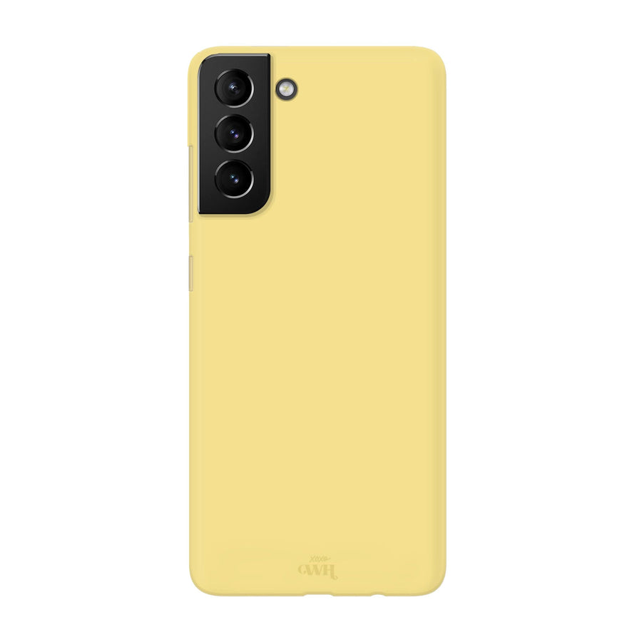 Samsung S21 Plus Yellow - Personalised Colour Case