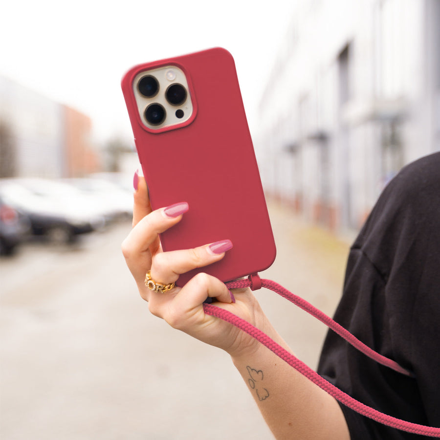 Raspberry Red Cord Case