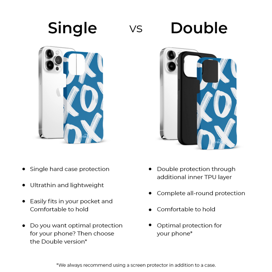 xoxo Wildhearts - Can't Talk Now Blue - iPhone 14 Plus