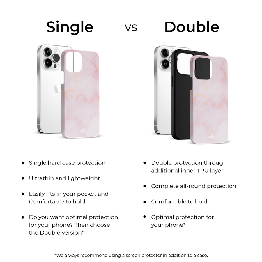 xoxo Wildhearts - Marble Dusty Pink - iPhone 13 Pro Max