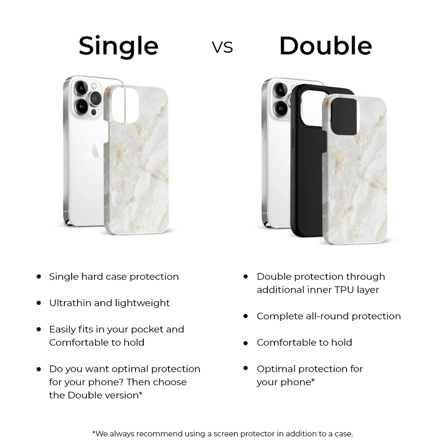 Marble Off Whites - iPhone 13 mini