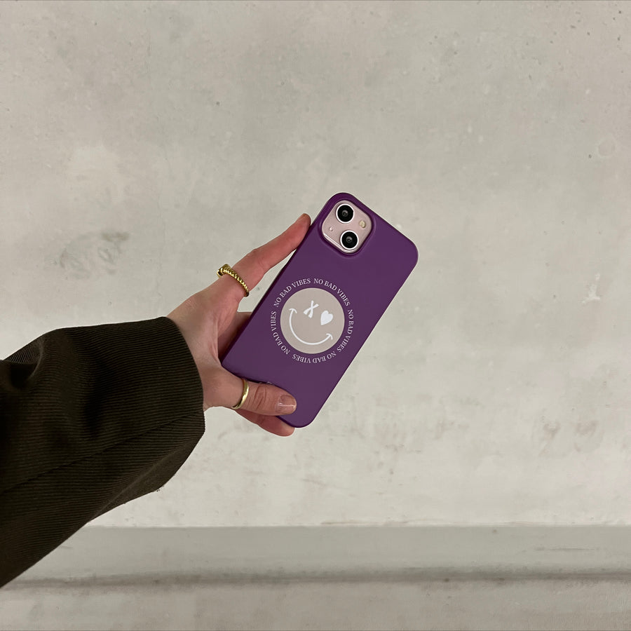 No Bad Vibes Purple - iPhone X/XS