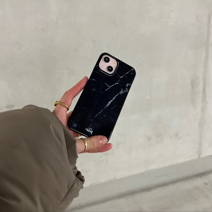 xoxo Wildhearts - Marble Black Mood - iPhone 12 Pro Max