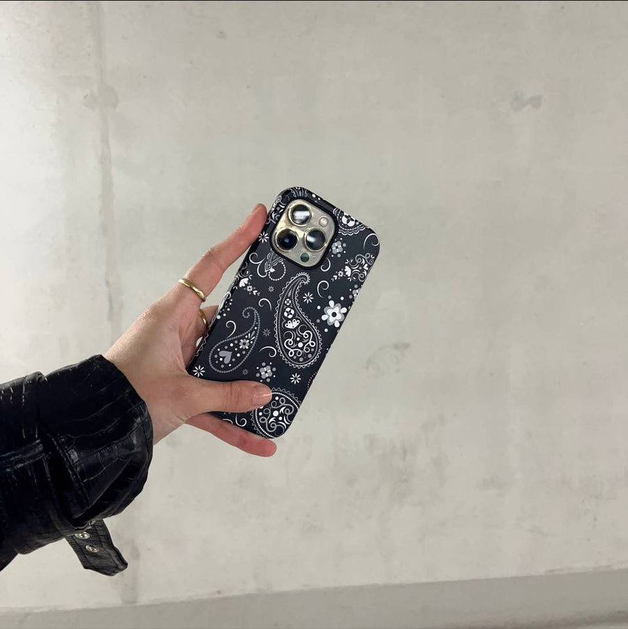 Paisley Dawn Black - iPhone 13 mini