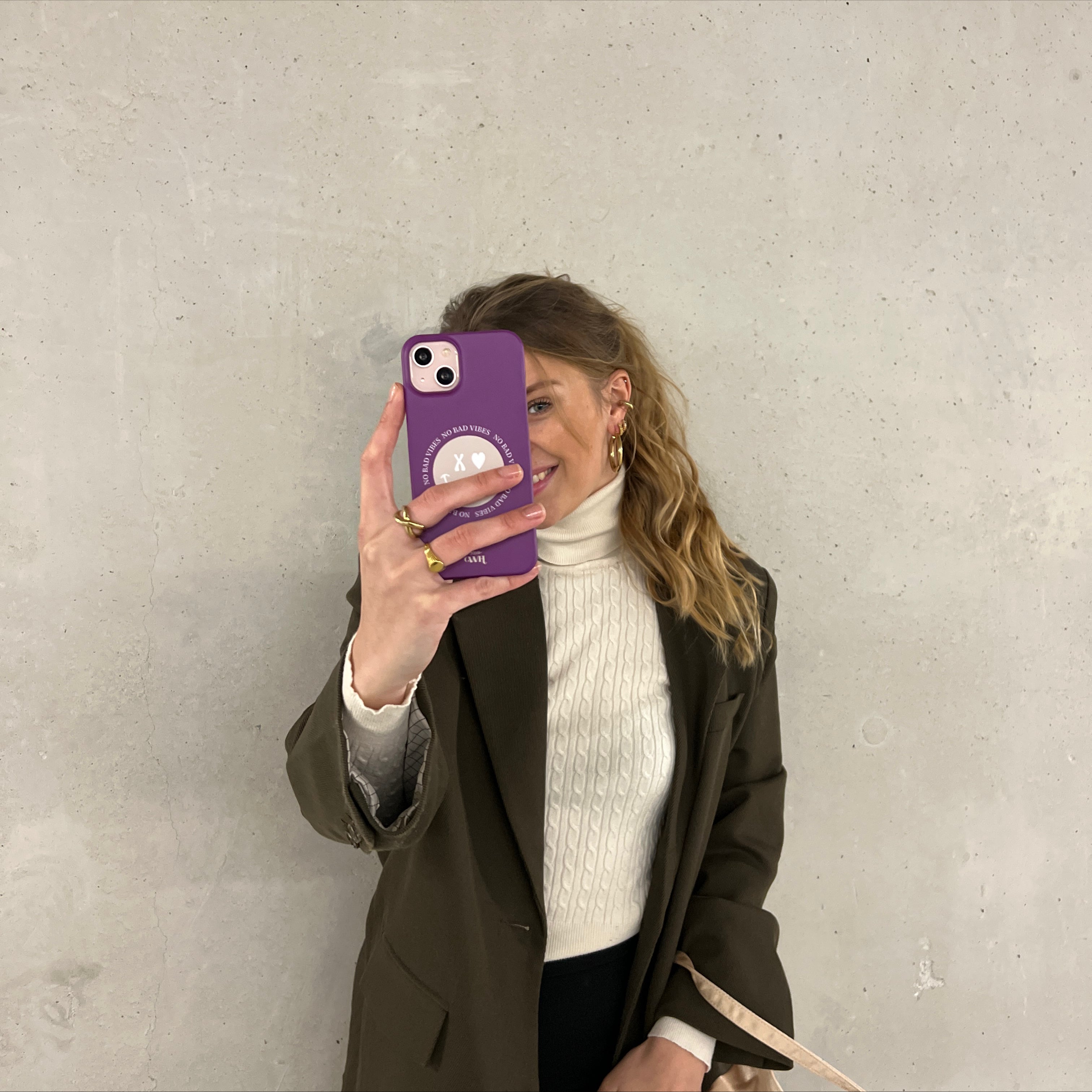 xoxo Wildhearts - No Bad Vibes Purple - iPhone 13 mini