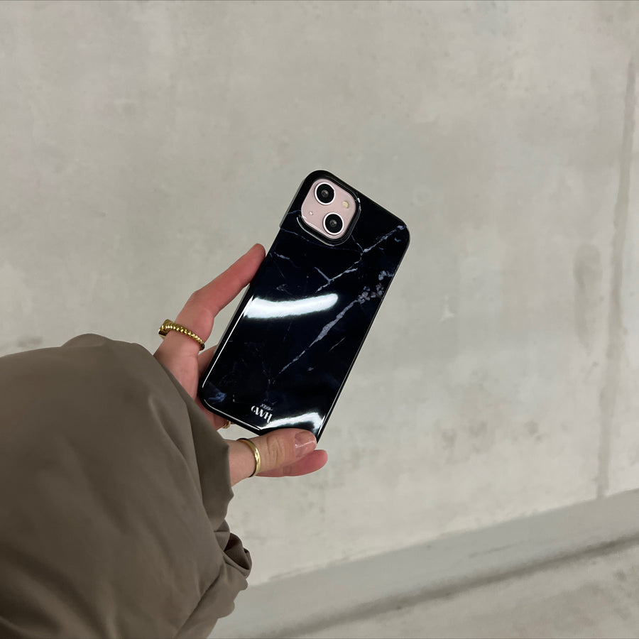 xoxo Wildhearts - Marble Black Mood - iPhone 12 Pro Max