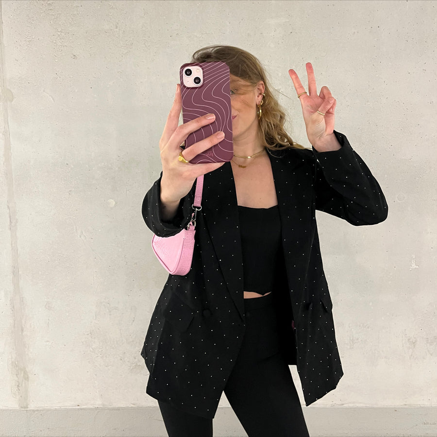 xoxo Wildhearts - Catching Flights Burgundy - iPhone 14 Pro