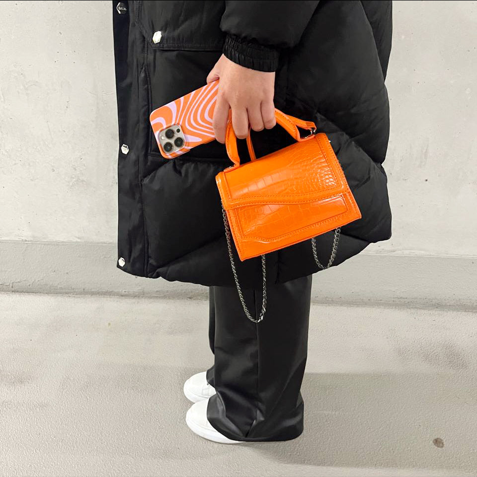 xoxo Wildhearts - Boogie Wonderland Orange - iPhone 13 mini