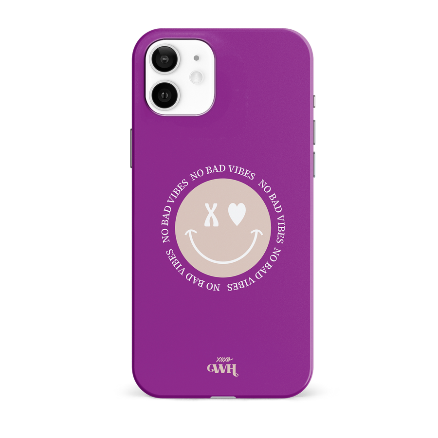 xoxo Wildhearts - No Bad Vibes Purple - iPhone 12
